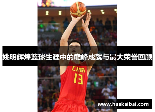 姚明辉煌篮球生涯中的巅峰成就与最大荣誉回顾